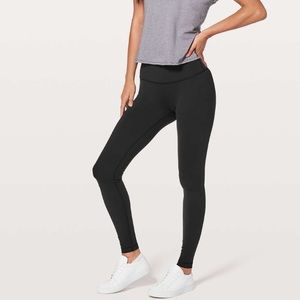 Lululemon Wunder Under Hi Rise Tight Black 28” Leggings